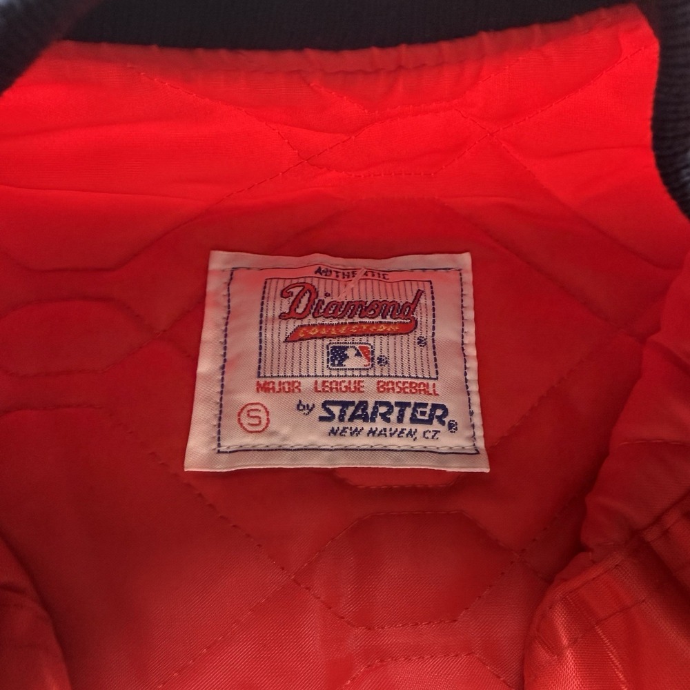 Vintage St. Louis Cardinals Satin Starter Jacket MLB Size Small USA - Picture 9 of 10